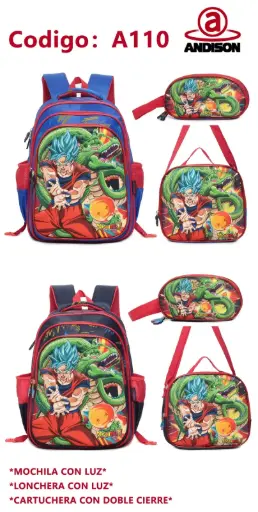 Mochila de niño grande con relieve JX3